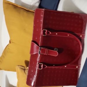 Red Arcadia Satchel Bag